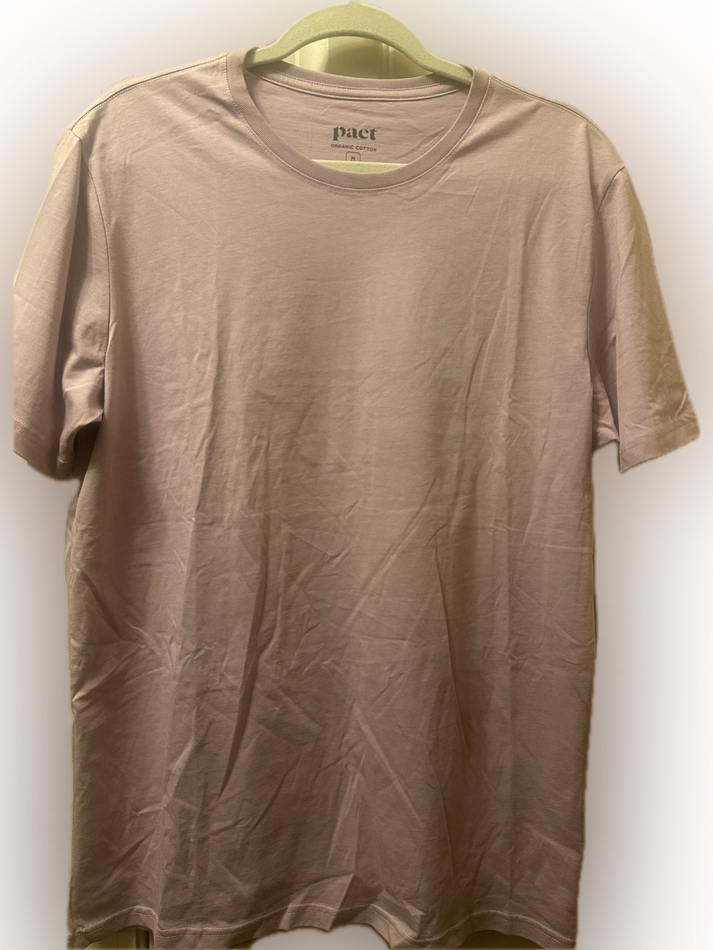 NWT-Pact-Unisex Crew Neck T-Shirt Lavender (more purple than pink)